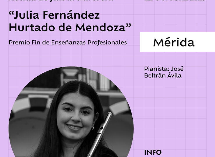 Concierto recital de Julia Fernndez en Mrida