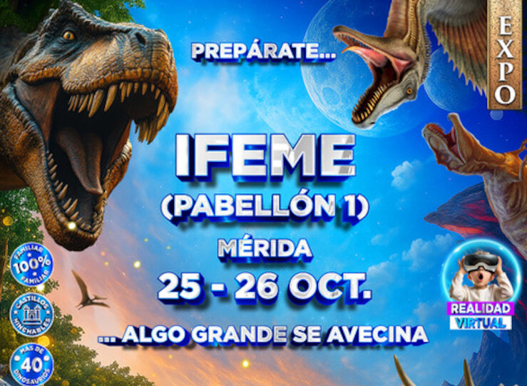 IFEME acoge la muestra Criaturas Jursicas compuesta por una coleccin de 40 dinosaurios