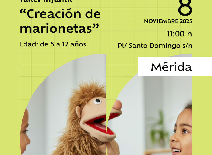 Fundacin CB programa en Mrida el taller infantil Creacin de marionetas