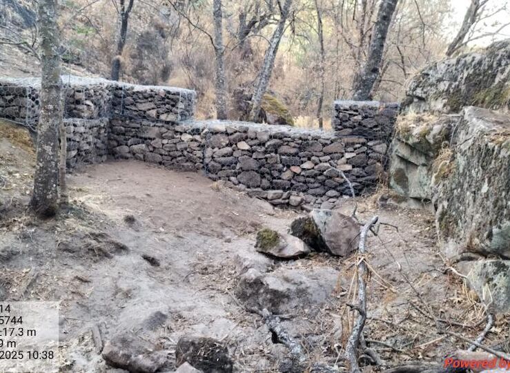 Actuaciones realizadas en zona incendio Jarilla retrasan y reducen arrastre de cenizas