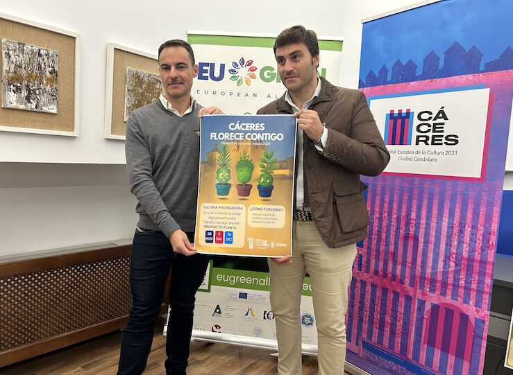 POLINIZA Cceres 2031 quiere recuperar polinizadores y reforzar la biodiversidad urbana 