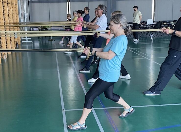 16 semanas de entrenamiento de fuerza con bandas elctricas mejora la salud sea