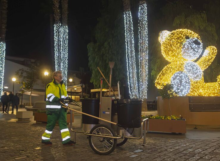 Mrida refuerza su limpieza ante el reto de unas Navidades con ms visitas