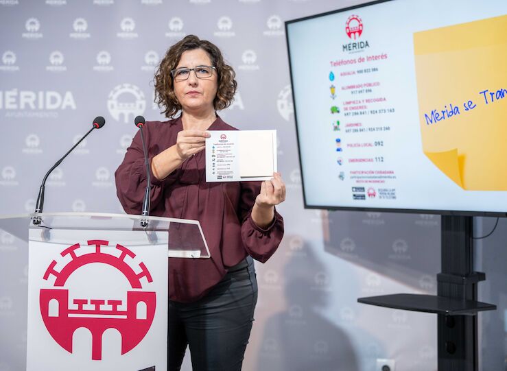 Nueva campaa informativa del Ayuntamiento Mrida sobre telfonos de servicios municipales