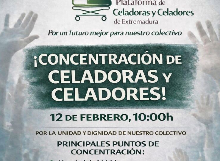 El colectivo de celadores de Extremadura convoca una concentracin 