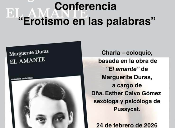 Charla de Esther Calvo en la Biblioteca Municipal de Mrida sobre El amante de Duras