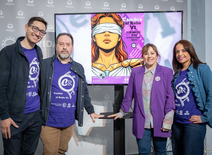 VI Certamen Audiovisual Cambia el Rollo proyecta en Mrida cortos con motivo del 8M