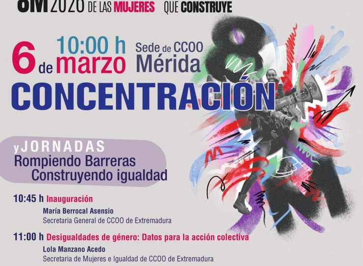 CCOO convoca una concentracin en Mrida para reivindicar el poder de las mujeres 