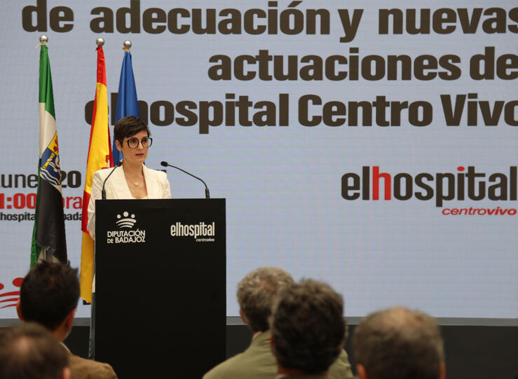 La Diputacin de Badajoz invertir 63M en una nueva fase del Hospital Centro Vivo