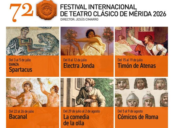 El Festival de Mrida supera las 30000 entradas vendidas para su 72 edicin 