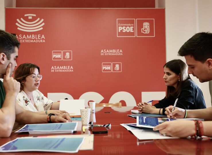 PSOE extremeo aborda con el CJEx las principales demandas de los jvenes
