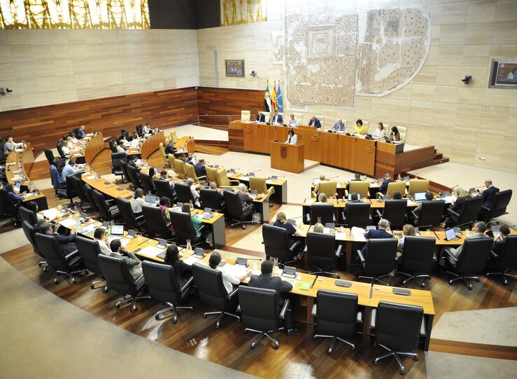 Fco Lamoneda Fernando Blanco y Jos M Snchez vocales de la Junta Electoral extremea