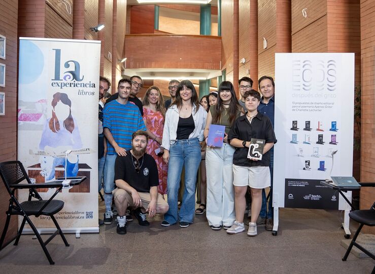 Alumnado EASD de Mrida expone 13 propuestas del poemario Apenas gritar de Lecharlier