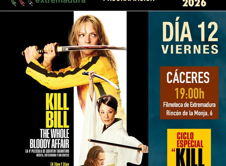 Filmoteca de Extremadura proyecta versin ntegra de Kill Bill The Whole Bloody Affair
