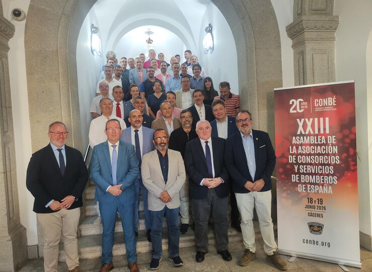 Diputacin de Cceres rene a 27 provincias en la XXIII Asamblea de Consorcios de Bomberos