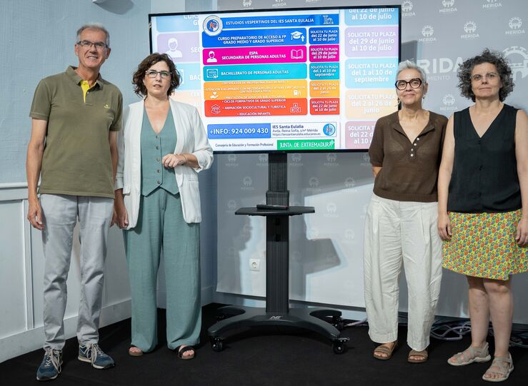 El IES Santa Eulalia de Mrida ampla su oferta educativa en horario vespertino 