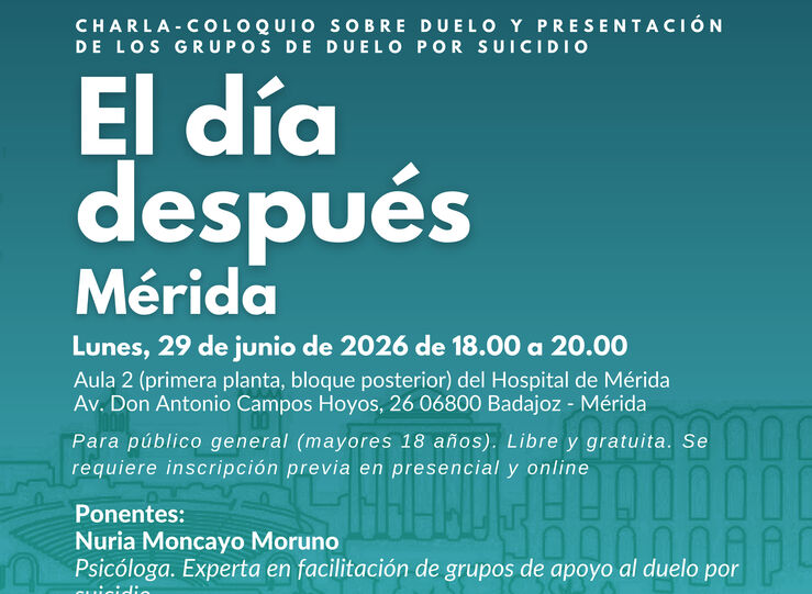 SES impulsa Grupo de Apoyo al Duelo por suicidio para acompaar a las personas afectadas