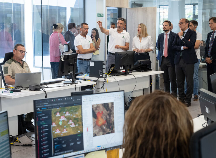 ltima tecnologa de seguimiento incendios en Centro Operativo Regional INFOEX en Cceres