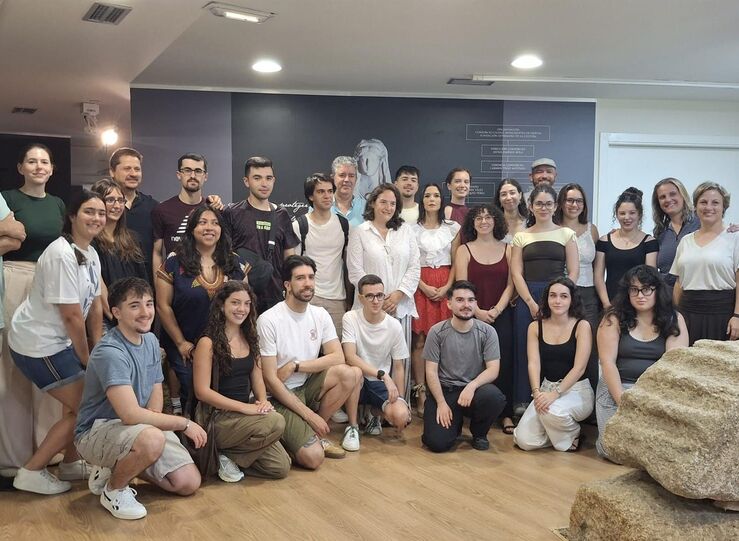 Jvenes Espaa Inglaterra y Mxico en Cursos Internacionales Consorcio Monumental Mrida