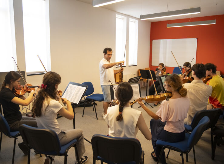 Orquesta Joven Extremadura une en Badajoz a ms de 50 jvenes msicos de Espaa y Portugal