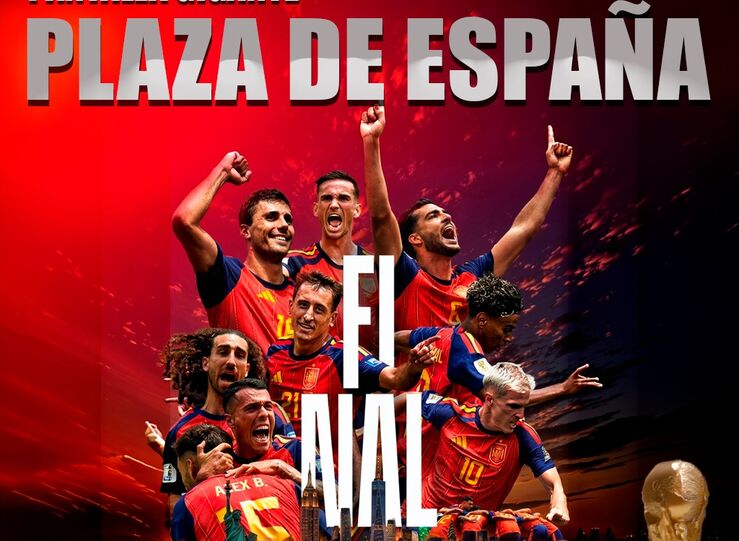 Los emeritenses podrn celebrar la final del Mundial en la Plaza de Espaa