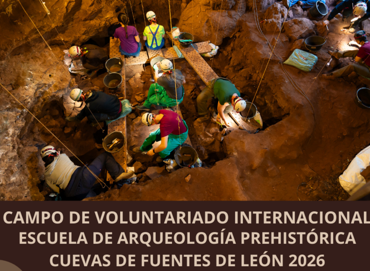 Campo Voluntariado Juvenil Escuela Arqueologa Prehistrica en Cuevas de Fuentes de Len