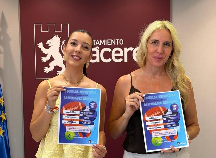 Escuelas Deportivas y Actividades Grupales de Cceres amplan oferta hasta 2700 plazas