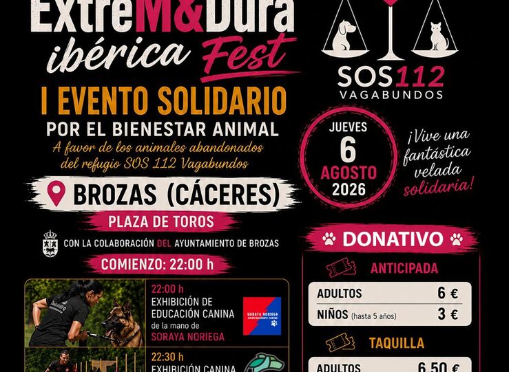I ExtreMDura Ibrica Fest festival solidario para concienciar contra el maltrato animal