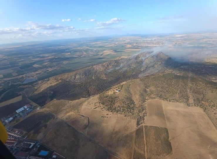 Desactivado nivel 1 en incendio forestal en Arroyo de San Servn que est estabilizado
