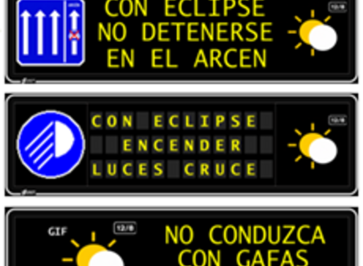 DGT pide precaucin al volante ante el eclipse y pide estacionar en puntos habilitados