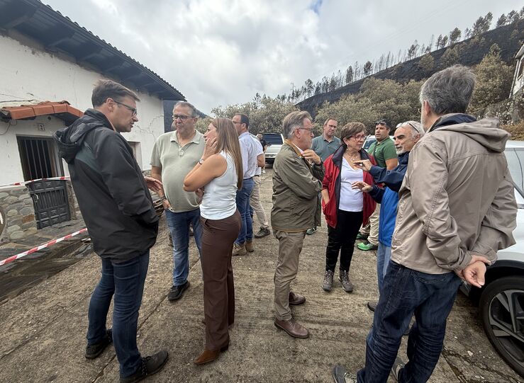 La Junta actuar en el incendio de Las Hurdes para prevenir el arrastre de cenizas