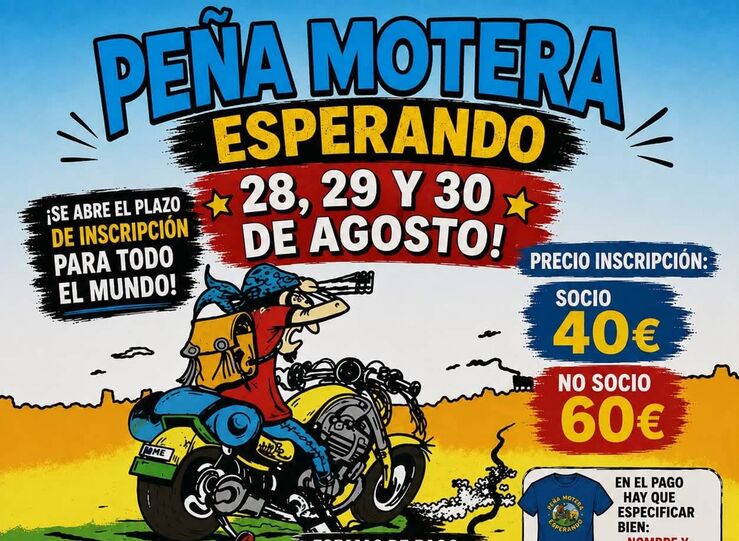 XIX Concentracin la Pea Motera Esperando de Coria organiza rutas y exhibiciones