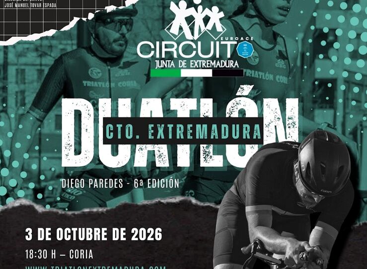 VI Duatln Diego Paredes de Coria reabre periodo de inscripciones el 2 de septiembre