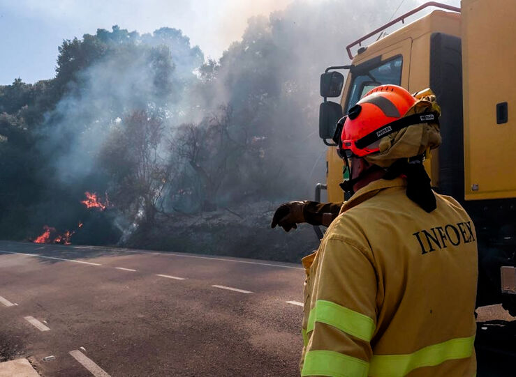 El Plan Infoex intervino en una veintena de incendios forestales en la ltima semana