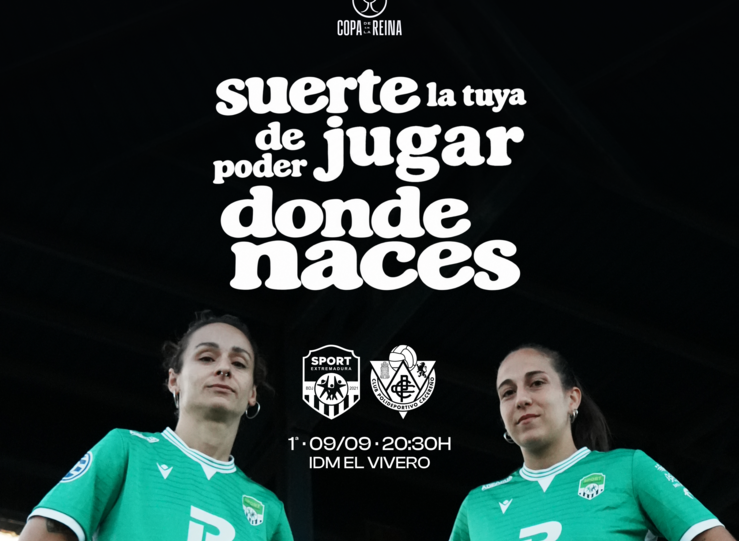 WAYBESport Extremadura presenta el cartel promocional de su prximo partido de Copa Reina