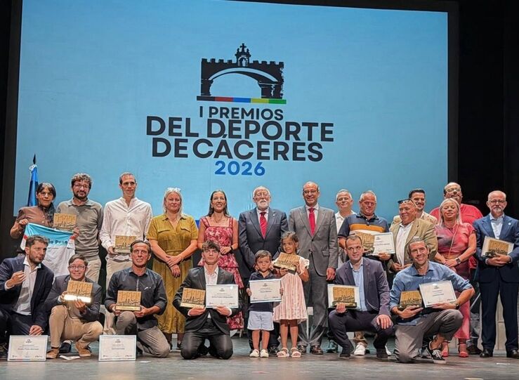 Cceres reconoce a sus deportistas y entidades ms destacadas en Premios del Deporte