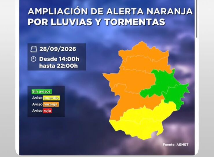 Los servicios tcnicos de Cceres y Polica Local en alerta por fuertes lluvias