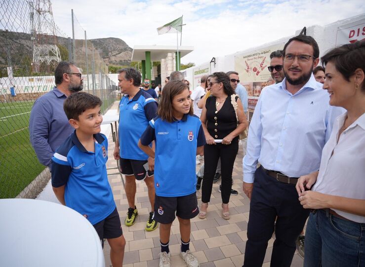 Inaugurada la reforma del campo de ftbol municipal Los Tomillares de Hornachos