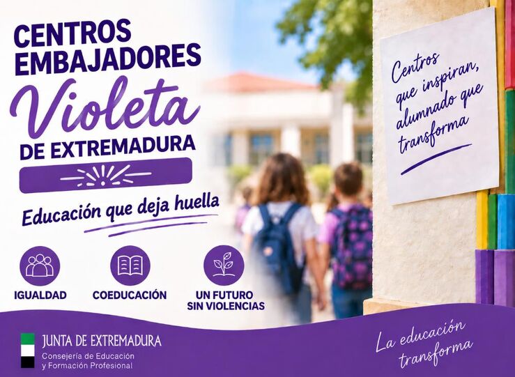La Consejera de Educacin lanza una nueva edicin del programa escolar Centros Violeta