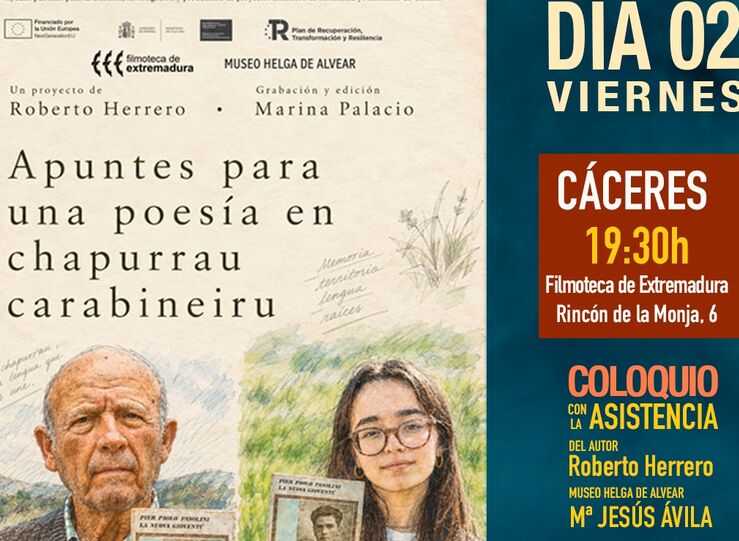 Filmoteca Extremadura proyecta piezas audiovisuales sobre el proyecto de Roberto Herrero
