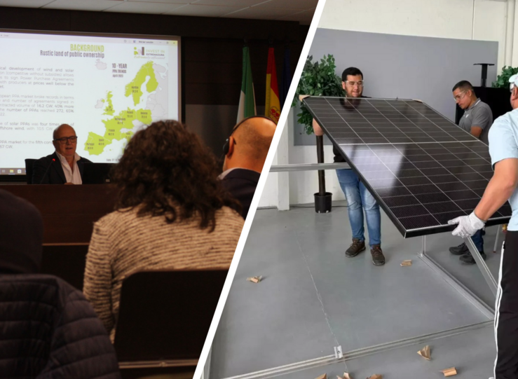 Dos iniciativas energticas ejecutadas en Extremadura se replicarn en regiones europeas