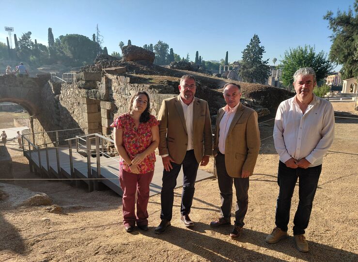 El Anfiteatro Romano de Mrida mejora su accesibilidad y ampla los recorridos visitables