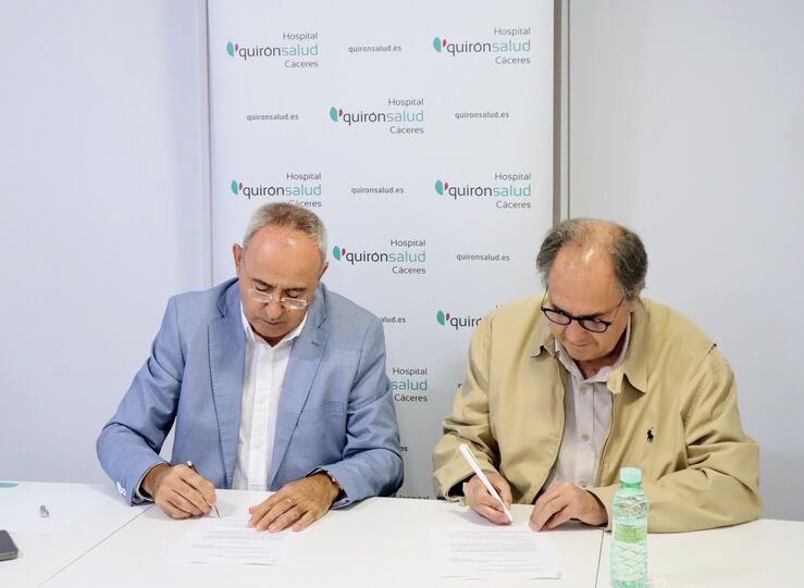Quirnsalud y Cceres Patrimonio de la Humanidad renuevan su acuerdo de colaboracin