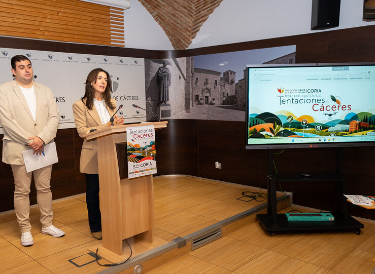 El mercado sostenible Tentaciones de Cceres llega a Coria para promover economa social