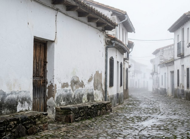 Por qu las casas antiguas de Extremadura muestran la humedad en invierno