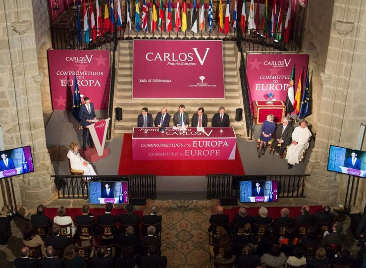 Felipe VI presidir la ceremonia de entrega del Premio Europeo Carlos V a Antonio Tajani
