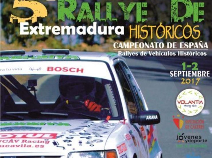 Jarandilla alberga el V Rallye de Extremadura Histrico
