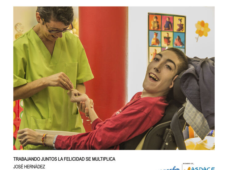 Exposicin en Badajoz sobre personas con parlisis cerebral