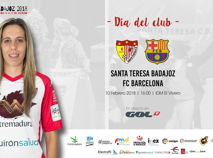 Santa Teresa BadajozFC Barcelona designado como Da del Club