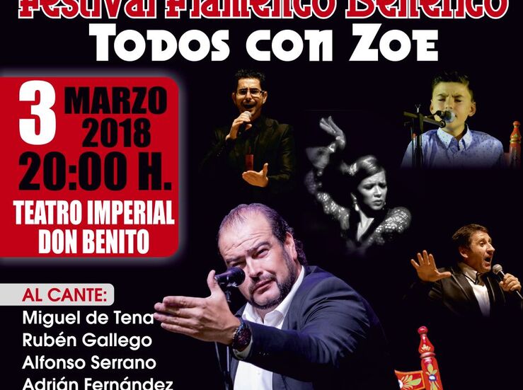 Don Benito recaudar fondos en un festival flamenco